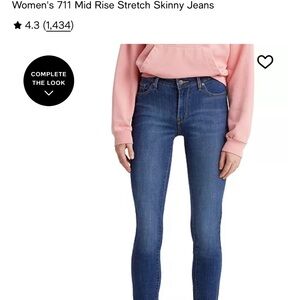 Levi's Women's 711 Skinny Stretch Jeans 26